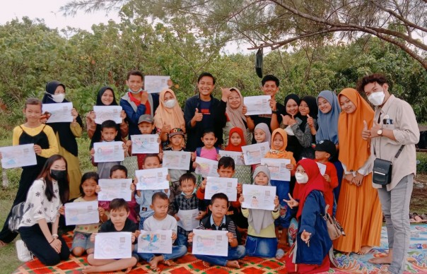 Saat lomba yang ditaja Fanbeng (Foto: Diskominfotik Bengkalis )