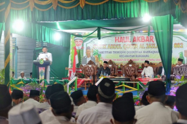 Bupati M Adil dalam sambutannya (Foto: Merantikab.go.id)