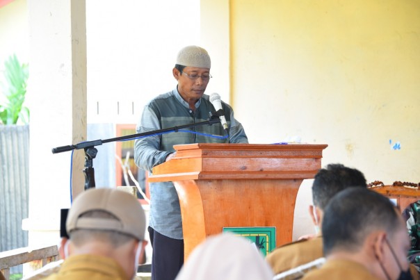 Ketua Gapoktan Bina Maju Desa Mentayan, Saelan (Foto:Bengkalikab.go.id)