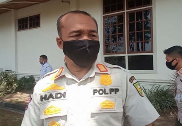 Kasatpol PP Riau, Hadi Penandio (Foto: Radarpekanbaru)