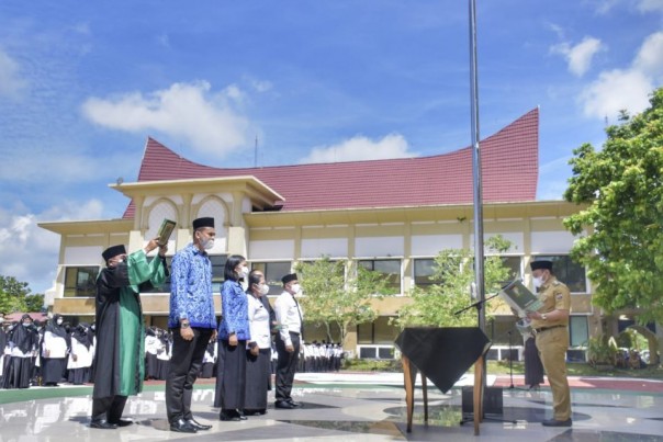 Saat pengambilan sumpah janji ASN dan PPPK