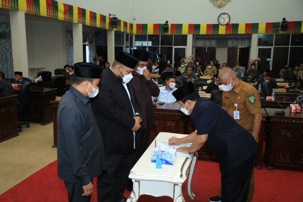 Saat Rapat Paripurna DPRD Rokan Hulu