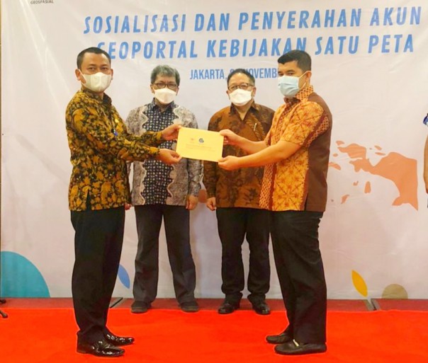 Saat terima Akun Geopartal