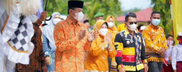 Saat kujungan Plt Bupati Kuansing, Suhardiman Amby