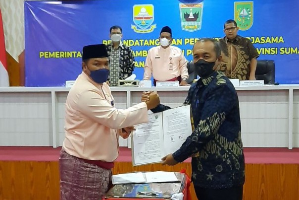 Usai penandatangan perjanjian kerjasama