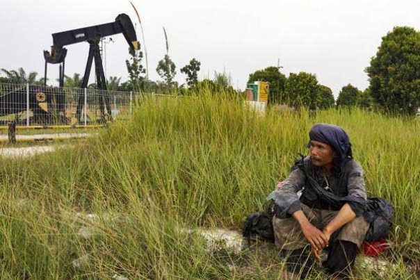 Sumur minyak di Riau (Foto:Bisnis)
