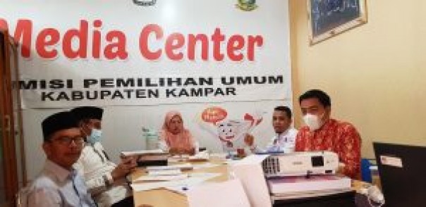 Persiapan sosialisasi KPU Kampar