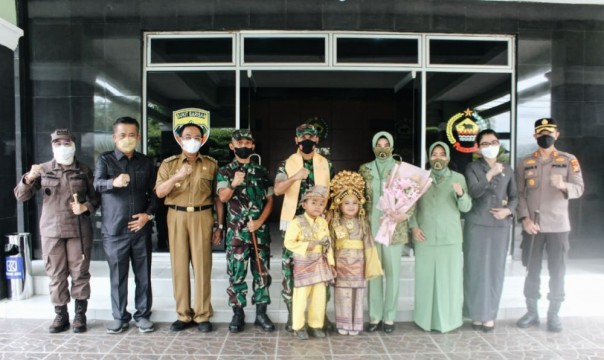  Brigjen TNI M Syech Ismed  saat di Inhil 