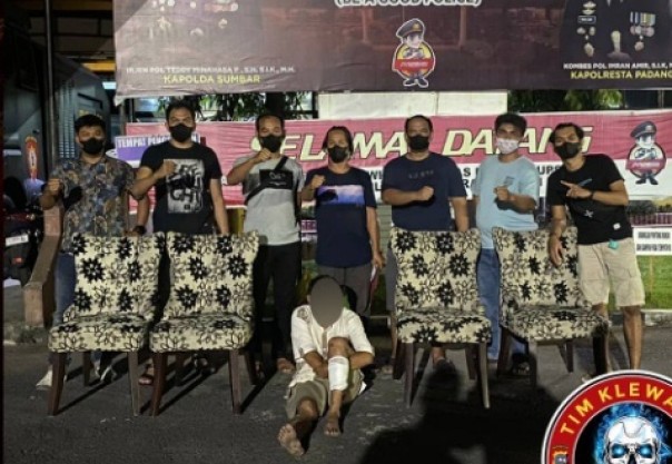 Pelaku yang diamankan Polisi