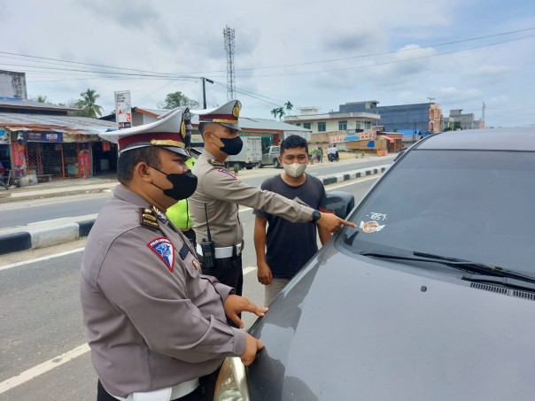 Sering Terjadi Laka Lantas, Satlantas Polres Inhu Kunjungi Kantor PO Bus dan Travel