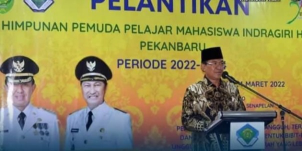 Bupati Indragiri Hilir, HM Wardan dalam arahannya