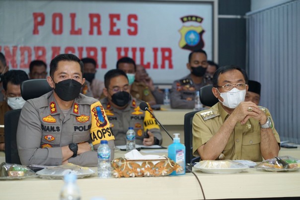 Inhil Masih Zona Merah Vaksinasi, Kapolda Riau Minta Dekati Masyarakat Secara Humanis