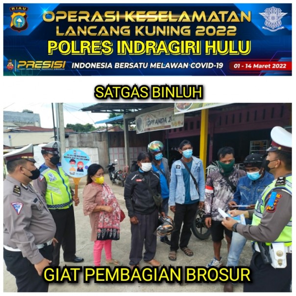 Ops Keselamatan LK 2022, Sat Lantas Polres Inhu Berhasil Tekan Angka Lakalantas