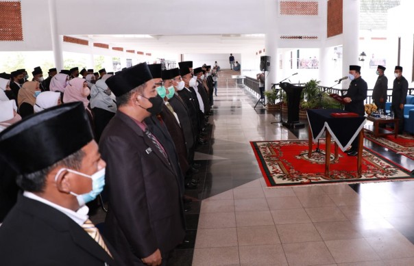Saat pelantikan