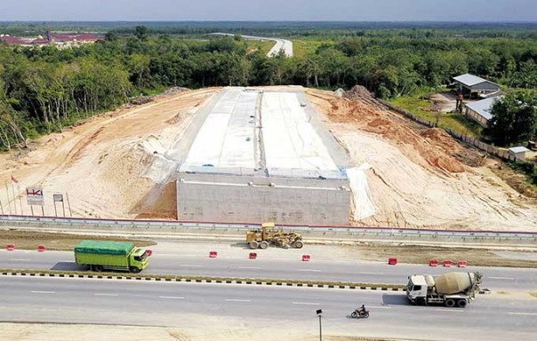 Salah satu tol di Riau 