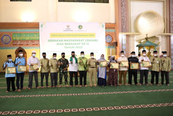 Saat penganugerahan Duta Zakat