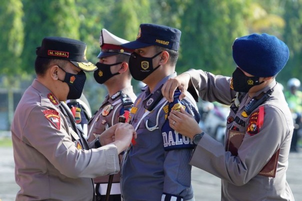Saat apel gelar pasukan