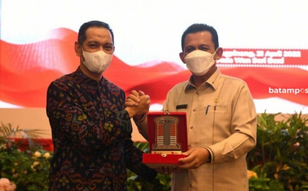 Pimpinan KPK bersama Gubernur Kepri