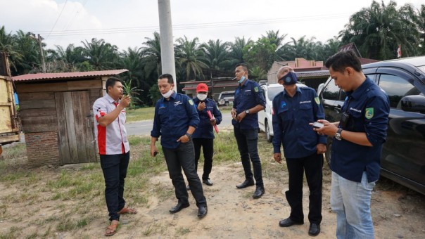 Diskominfo Rohil tinjau kawasan penggunaan tower