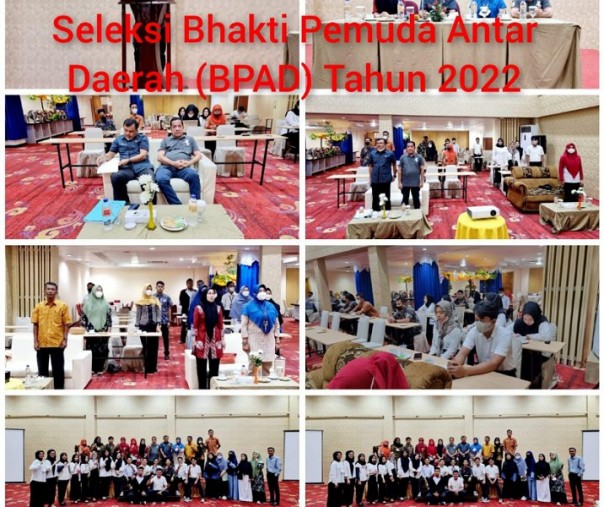 Dinas Kepemudaan dan Olahraga (Dispora) Kota Pekanbaru membuka seleksi Bhakti Pemuda Antar Daerah (BPAD) di Hotel Resti Menara pada 12 Mei 2022. Foto: Istimewa. 