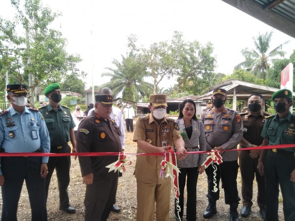 Bupati Sukiman saat buka rumah Restorative Justice