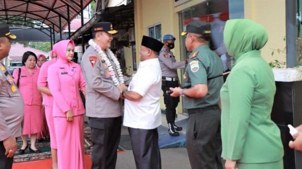 Saat kedatangan Kapolda Riau, Irjen Pol M Iqbal