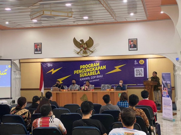 Saat sosialisasi Program Pengungkapan Sukarela di Bengkalis