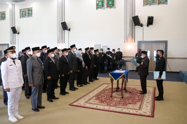 Saat pelantikan
