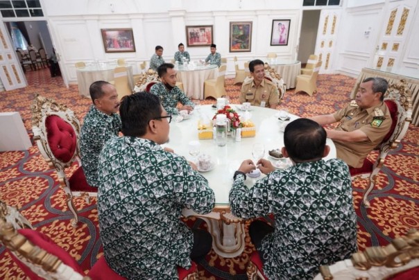 Pertemuan PAPDESI Provinsi Riau dengan Gubri Syamsuar