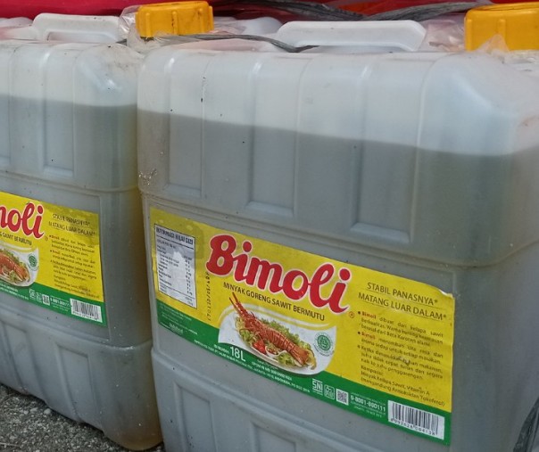 Minyak goreng Bimoli. Foto: Surya/Riau1.