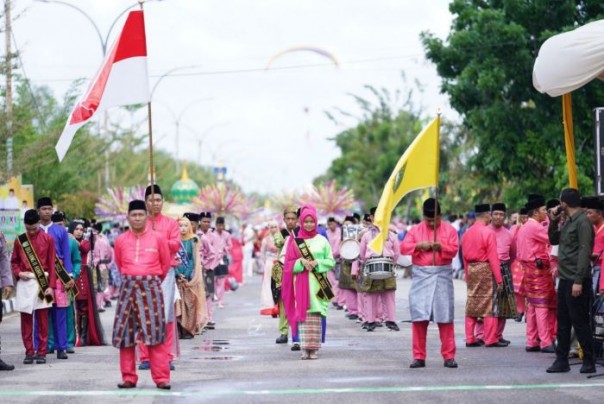 Pawai ta'aruf MTQ Riau di Rohil