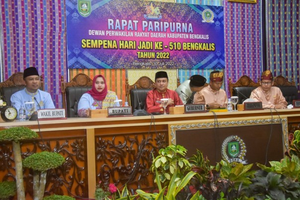 Syahrial : Rapat Paripurna DPRD Kabupaten Bengkalis hari ini adalah sempena  