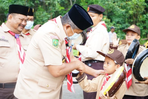 Pelantikan pengurus Pramuka