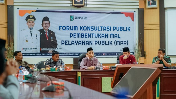 Rapat persiapan pembangunan MPP Dumai