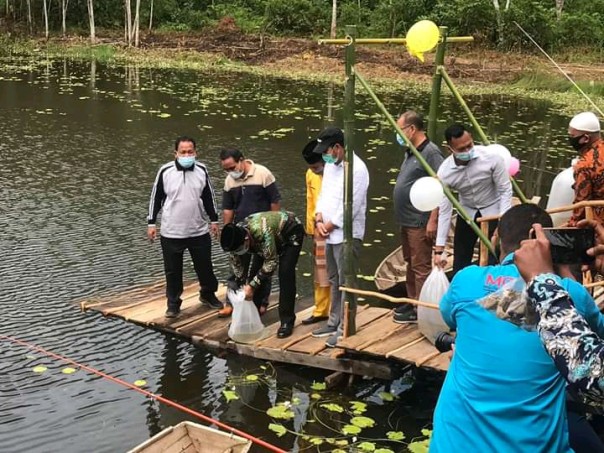 Saat peninjauan Danau Conga