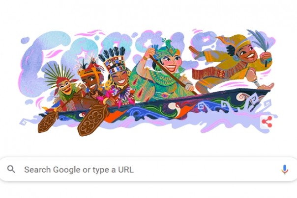 Tampilan Google Doodle 