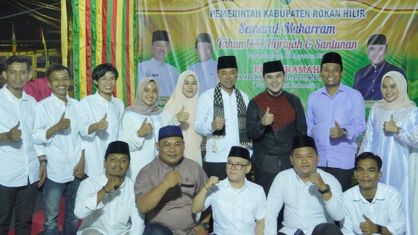 Bupati Afrizal Sintong bersama Gerakan Milenial Rokan Hilir