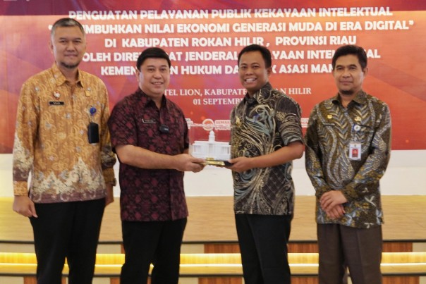 Wabup Rohil bersama pihak Kemenkumham