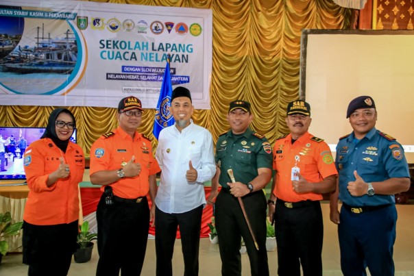 Wako Dumai bersama pihak BMKG Pekanbaru 