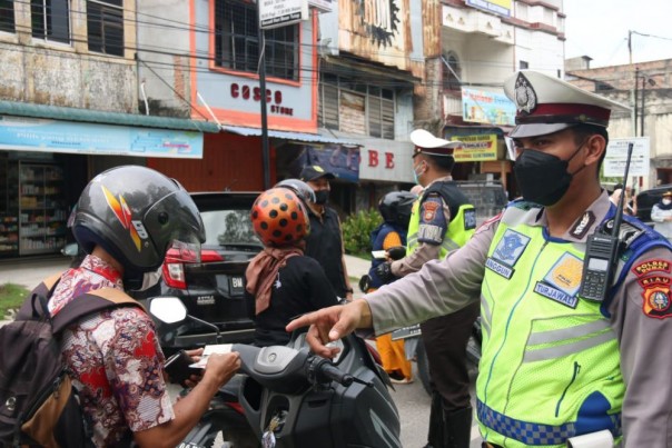 Saat razia berlangsung