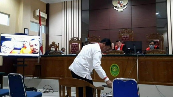 Saat sidang/Hariankepri