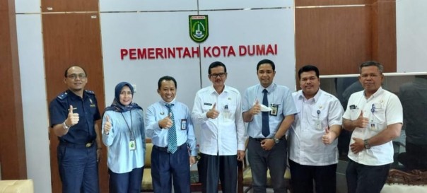 Rombongan Kemenkeu di Kota Dumai