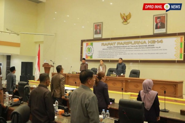 Saat Rapat Paripurna DPRD kabupaten Indragiri Hilir