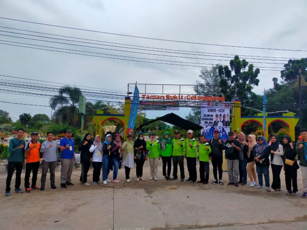 Sebagian peserta lari 10 KM Kota Dumai