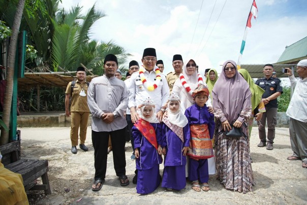 Kunker Bupati HM Wardan di Kecamatan Tanah Merah 