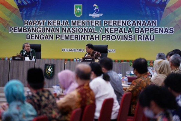 Pertemuan bahas pembangunan Riau dengan Bappenas