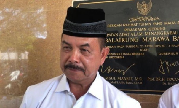 Ketua Lembaga Kerapatan Adat Alam Minangkabau (LKAAM) Sumbar, Fauzi Bahar 