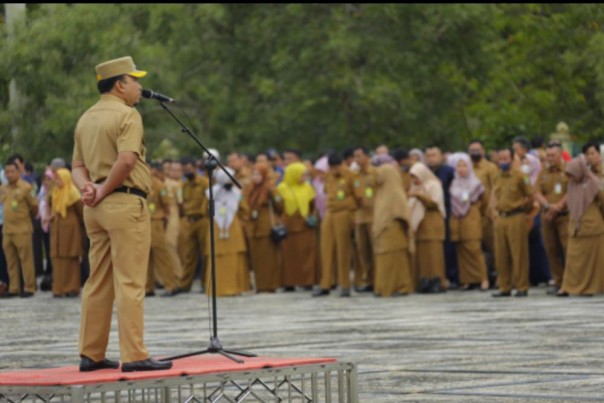 Wabup Siak, Husni Merza dalam arahannya