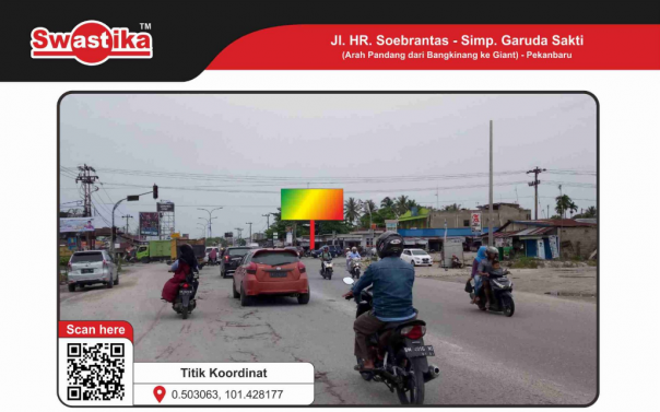 Sewa Baliho Riau di Swastika Advertising – Jl. HR. Soebrantas