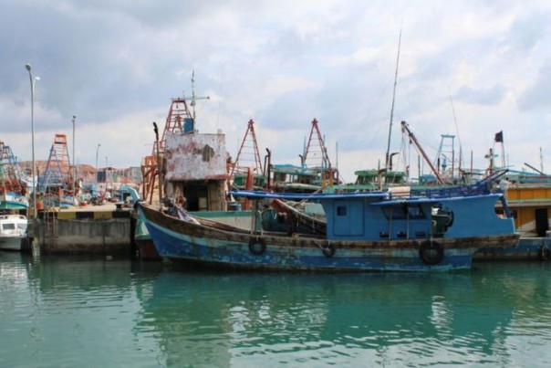 Kapal kapal pencari ikan asal Vietnam. 